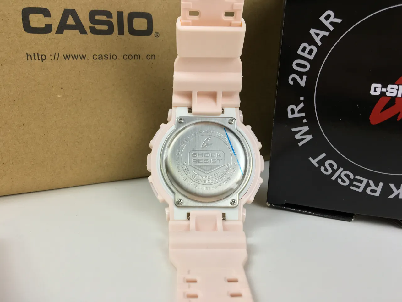 Casio G-Shock Dial Rose Gold Off-White Reloj Deportivo 3