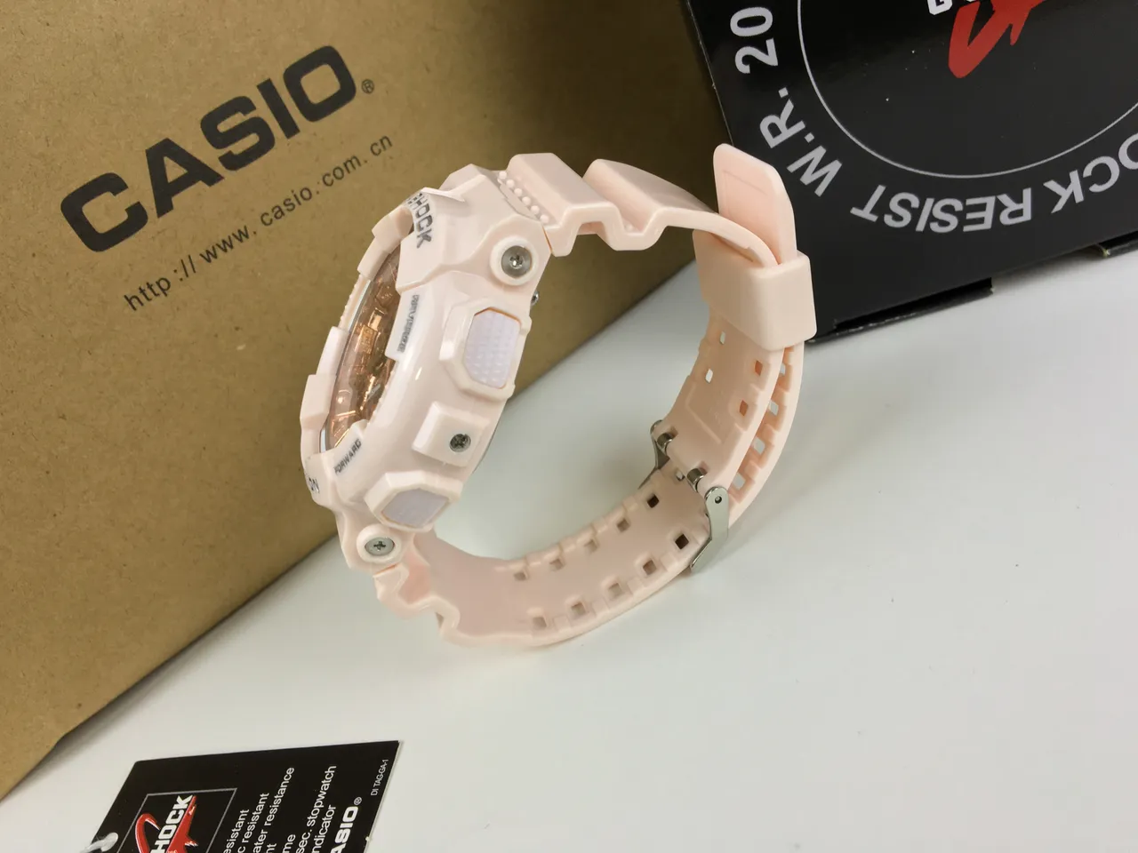 Casio G-Shock Dial Rose Gold Off-White Reloj Deportivo 6