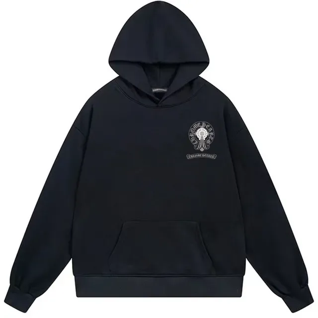 Chrome Hearts Circle Logo Black Oversized Hoodie 2