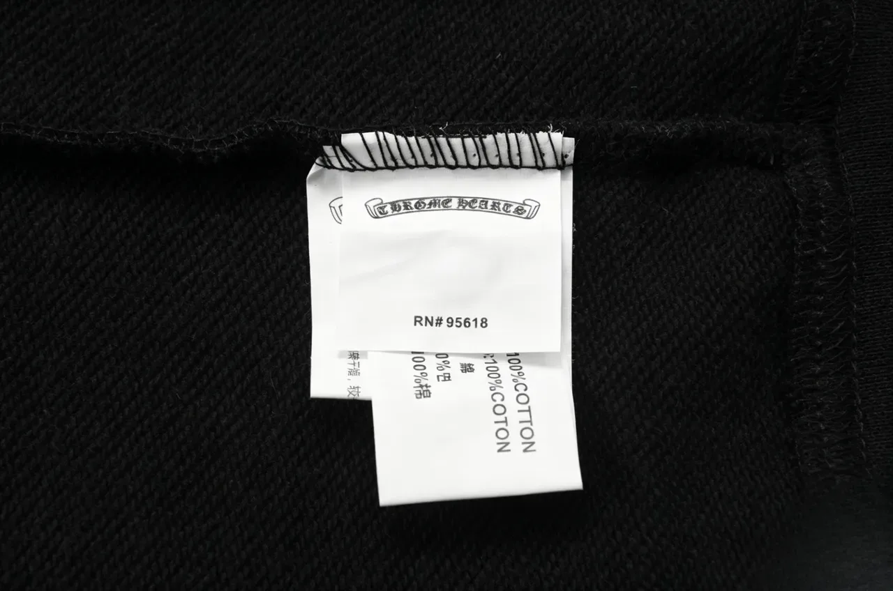 Chrome Hearts Circle Logo Black Oversized Hoodie 3