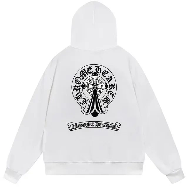 Chrome Hearts Circle Logo Black Oversized Hoodie 9