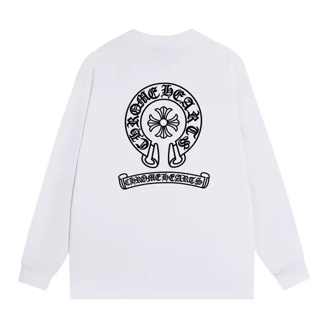 Chrome Hearts Circular Cross Logo Black Long-Sleeve T-Shirt 5