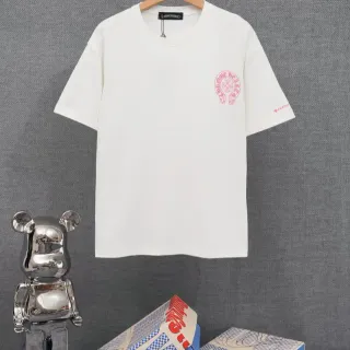 Chrome Hearts Embroidered Logo White T-Shirt