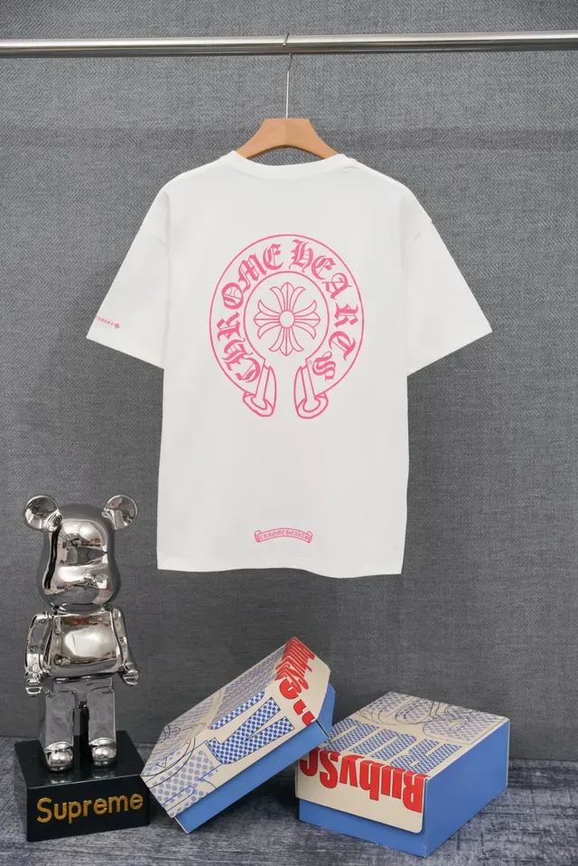 T-shirt blanc Chrome Hearts à logo brodé 4