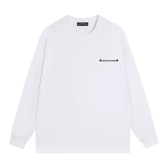 Chrome Hearts Floral Grid Graphic Black Long-Sleeve T-Shirt 2