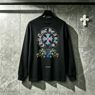 Chrome Hearts Graphic Back Long-Sleeve T-Shirt — catalogue photo via WWTop Yupoo