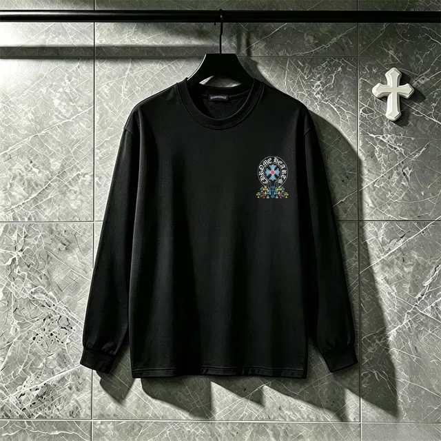 Chrome Hearts Graphic Back Long-Sleeve T-Shirt 13