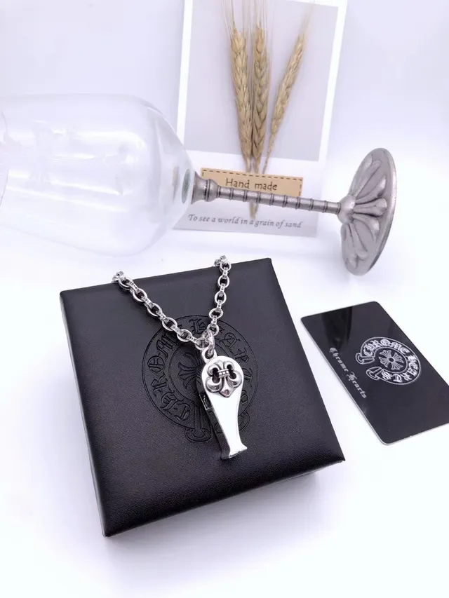 Chrome Hearts pendentif sifflet collier en argent 5