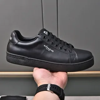 Coach Black Leather Lifestyle Sneakers