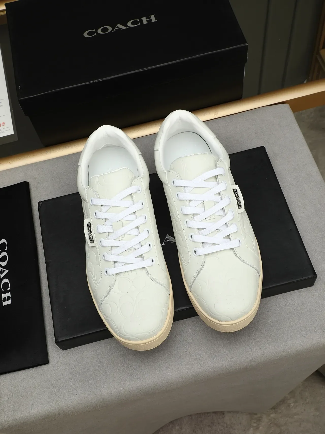 Coach Monogram Embossed Low-Top Lifestyle Sneaker 2