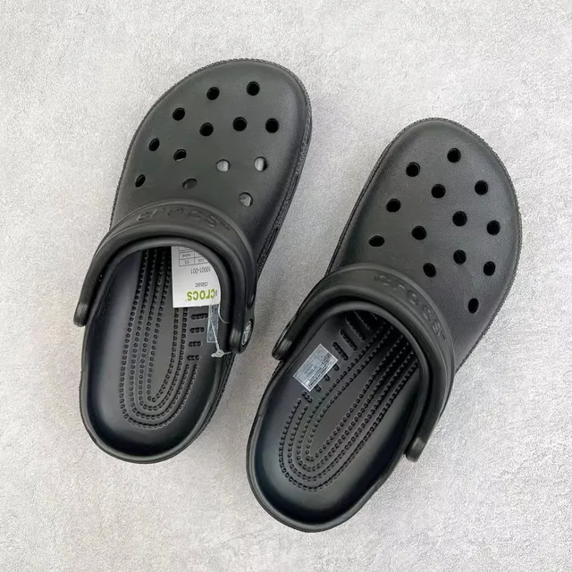 Crocs كلاسيك كلوغ أسود فوم مبلور كلوغ 3