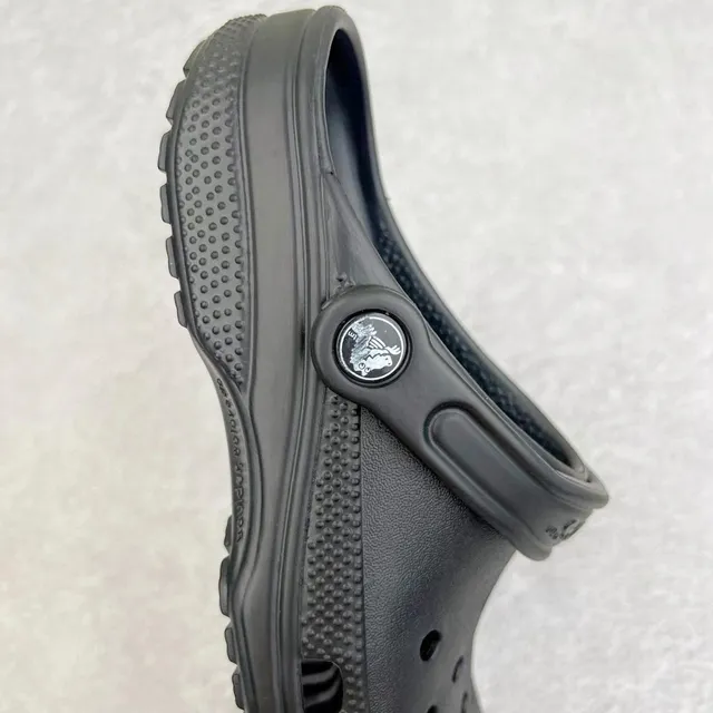 Crocs كلاسيك كلوغ أسود فوم مبلور كلوغ 6
