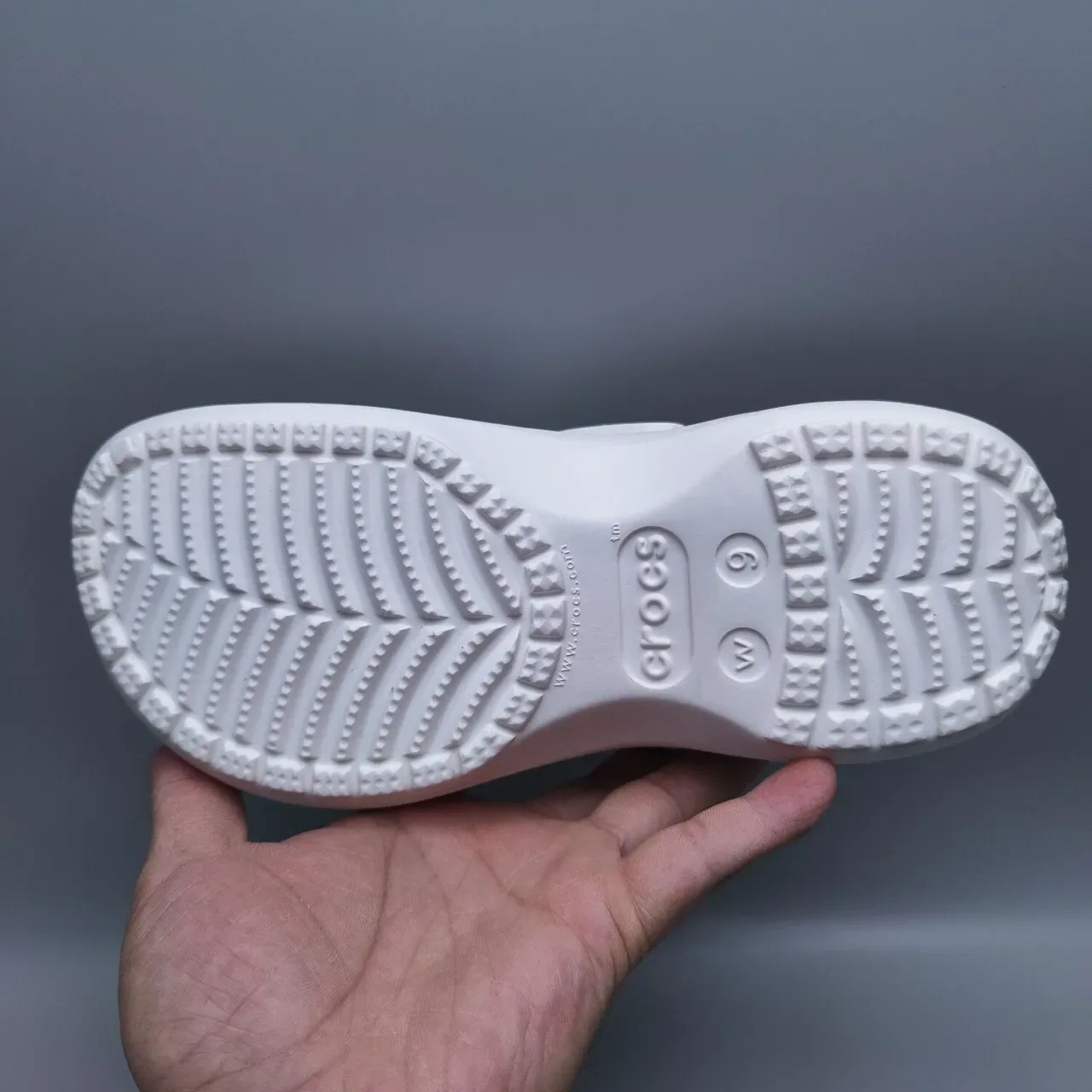 Crocs Classic Clog Blanc Mousse Moldée 4