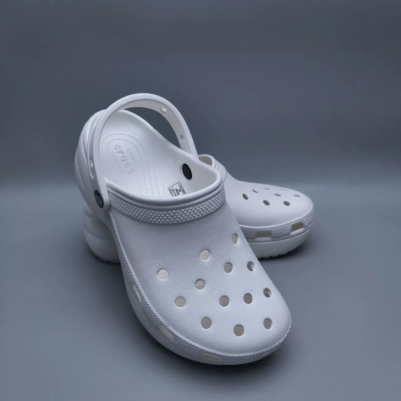 Crocs Classic Clog Blanc Mousse Moldée 6
