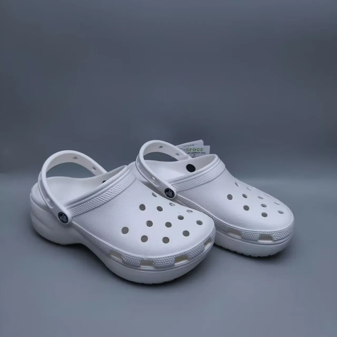 Crocs Classic Clog Blanc Mousse Moldée 7