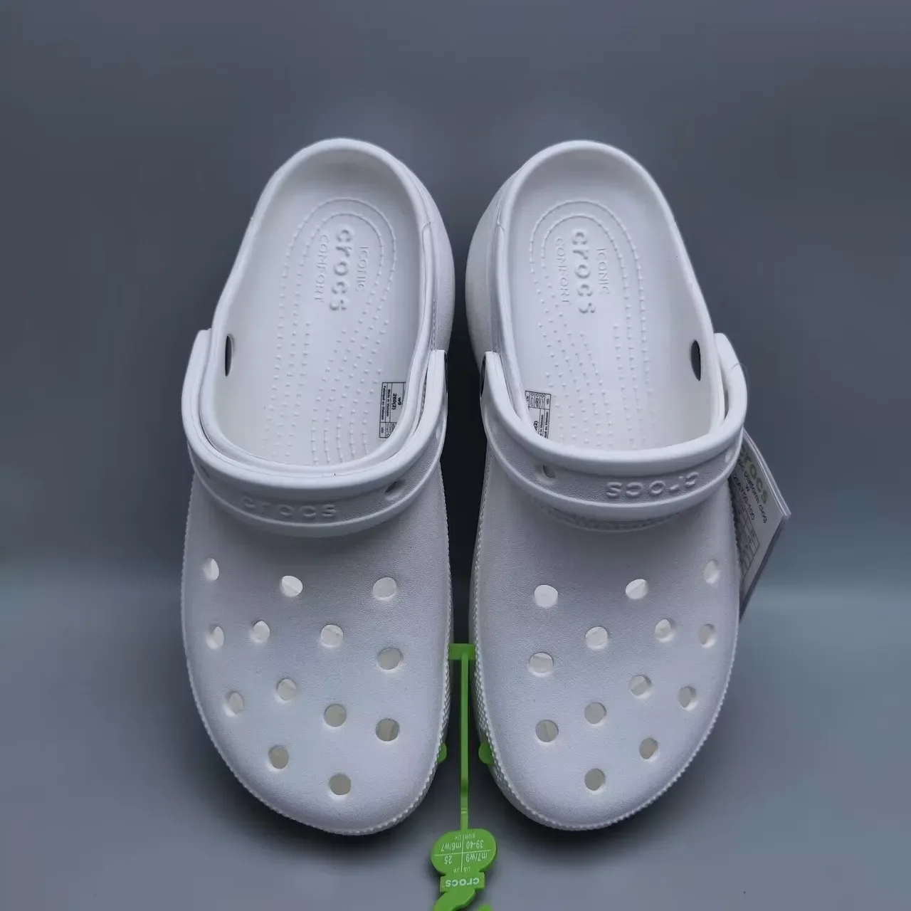 Crocs Classic Clog Blanc Mousse Moldée 9