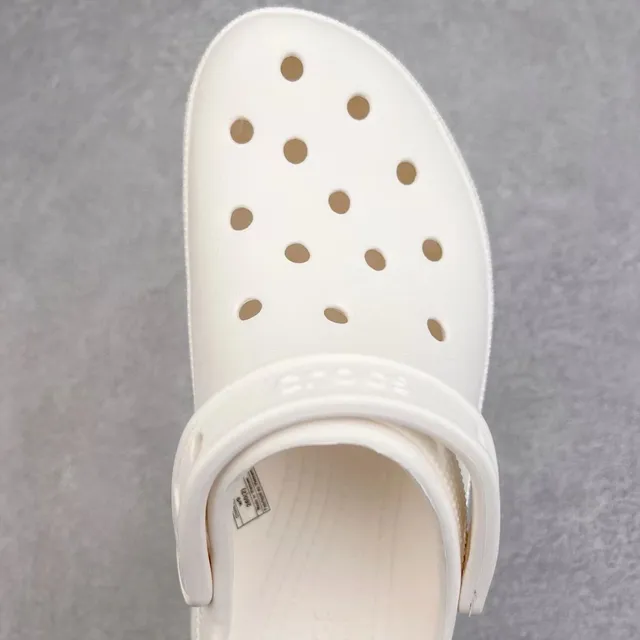 Crocs Classic Clog সাদা প্ল্যাটফর্ম 7