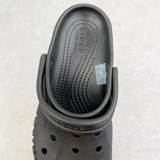 Crocs Echo Clog Negro Espuma Moldada Zueco de Plataforma 6
