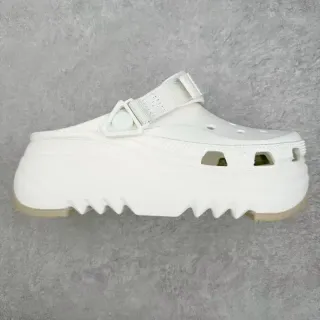 Crocs Echo Clog White Platform Strap Clog