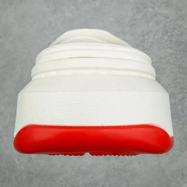 Crocs Echo সাদা লাল প্ল্যাটফর্ম সোল সমঞ্জস্যযোগ্য পট্টা ক্লগ 8