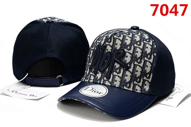 Dior Atelier Paris Avenue Montaigne Navy বেসবল ক্যাপ 2