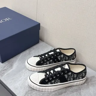 Dior B23 Monogramme Toile Noir Blanc Chaussures Lifestyle