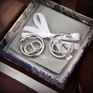 Dior Crystal-Pavé CD Anneaux