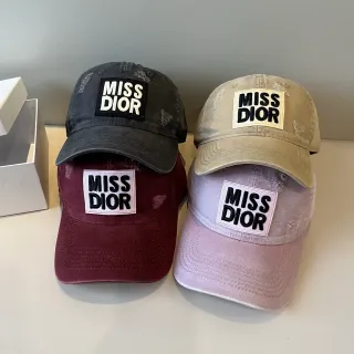 Dior Miss Dior 洗旧米色 棒球帽