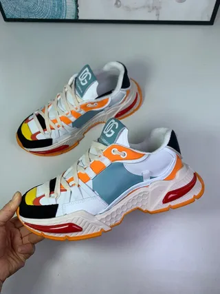 Dolce & Gabbana Multicolor Sole Multi-Color Paneling Chunky Sneakers 2