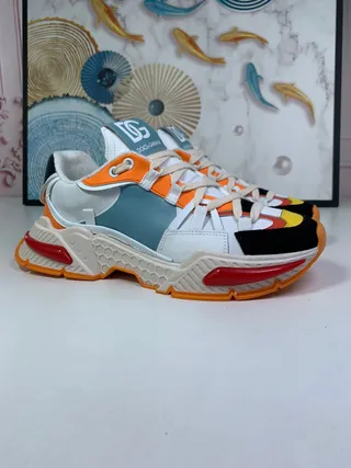 Dolce & Gabbana Multicolor Sole Multi-Color Paneling Chunky Sneakers 4