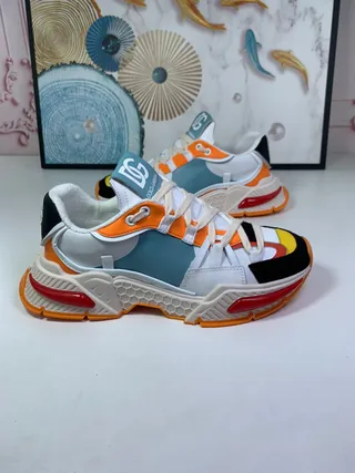 Dolce & Gabbana Multicolor Sole Multi-Color Paneling Chunky Sneakers 6