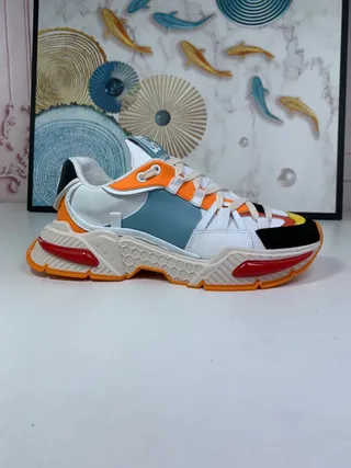 Dolce & Gabbana Multicolor Sole Multi-Color Paneling Chunky Sneakers 7