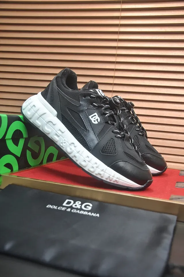 Dolce & Gabbana NS1 黑白 生活方式运动鞋 3