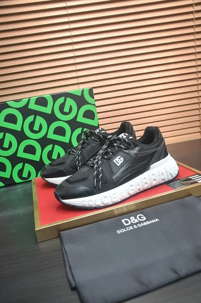 Dolce & Gabbana NS1 黑白 生活方式运动鞋 4