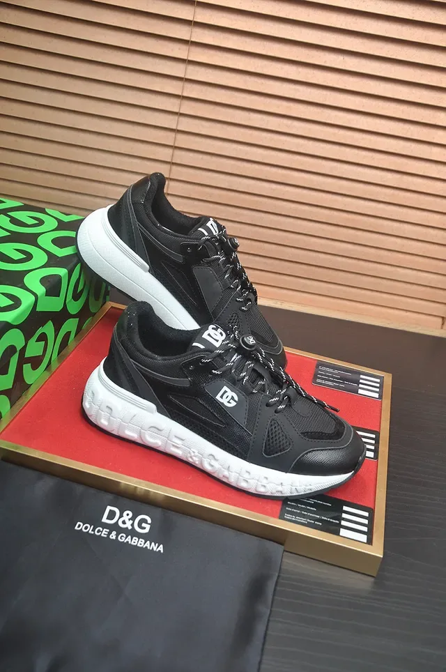 Dolce & Gabbana NS1 黑白 生活方式运动鞋 6