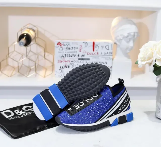 Dolce & Gabbana Speed Trainer 水晶蓝生活方式运动鞋 4