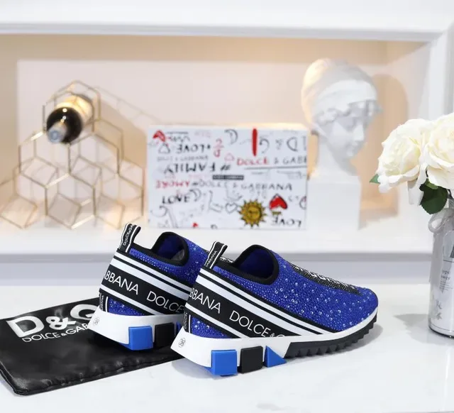 Dolce & Gabbana Speed Trainer 水晶蓝生活方式运动鞋 5