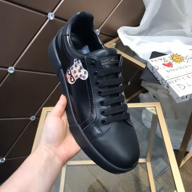 Dolce & Gabbana Sneakers Lifestyle en Cuir Noir 2