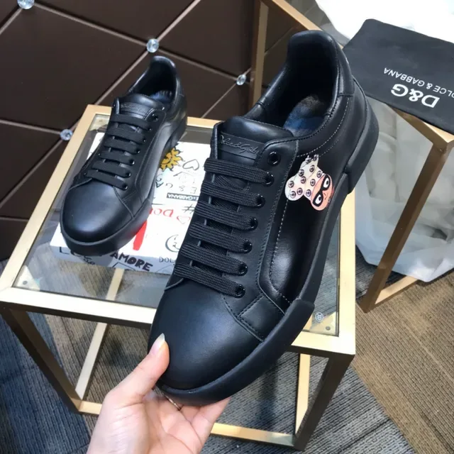 Dolce & Gabbana Sneakers Lifestyle en Cuir Noir 3
