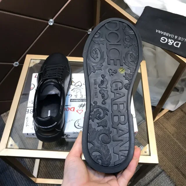 Dolce & Gabbana Sneakers Lifestyle en Cuir Noir 4