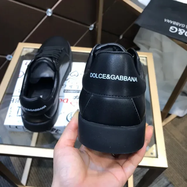 Dolce & Gabbana Sneakers Lifestyle en Cuir Noir 6