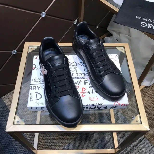 Dolce & Gabbana Sneakers Lifestyle en Cuir Noir 7