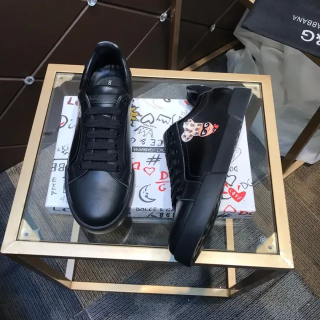 Dolce & Gabbana Sneakers Lifestyle en Cuir Noir 8