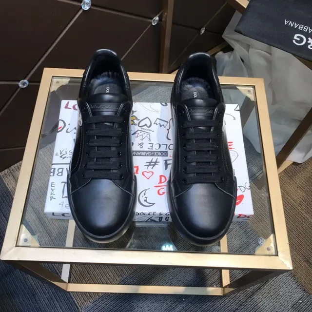 Dolce & Gabbana Sneakers Lifestyle en Cuir Noir 9