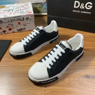 Dolce & Gabbana Portofino sneakers lifestyle blanc et noir