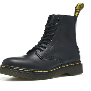 Dr. Martens 1460 काले चिकने चमड़े का मर्टिन बूट
