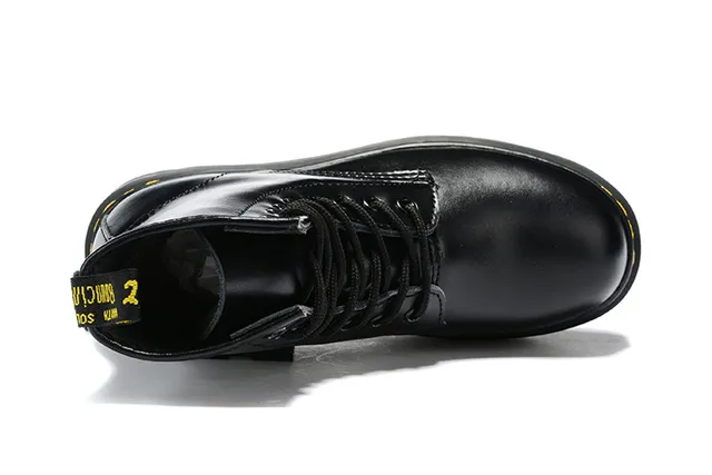 Dr. Martens Jadon Noir Plateforme Bottes Martin 6