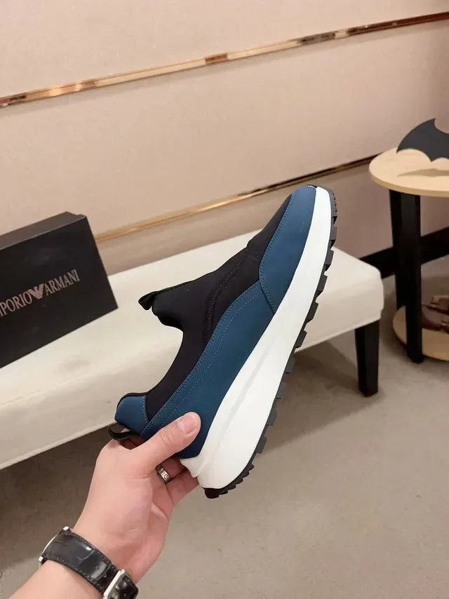 Emporio Armani Slip-On Zapatillas Bloque de Color Lifestyle 5