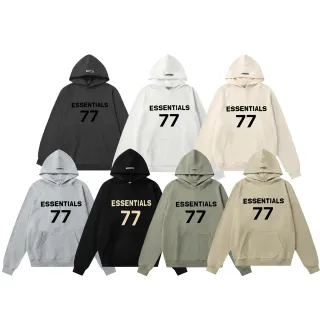 Fear of God Essentials 77 Graphic Oversized Hoodie