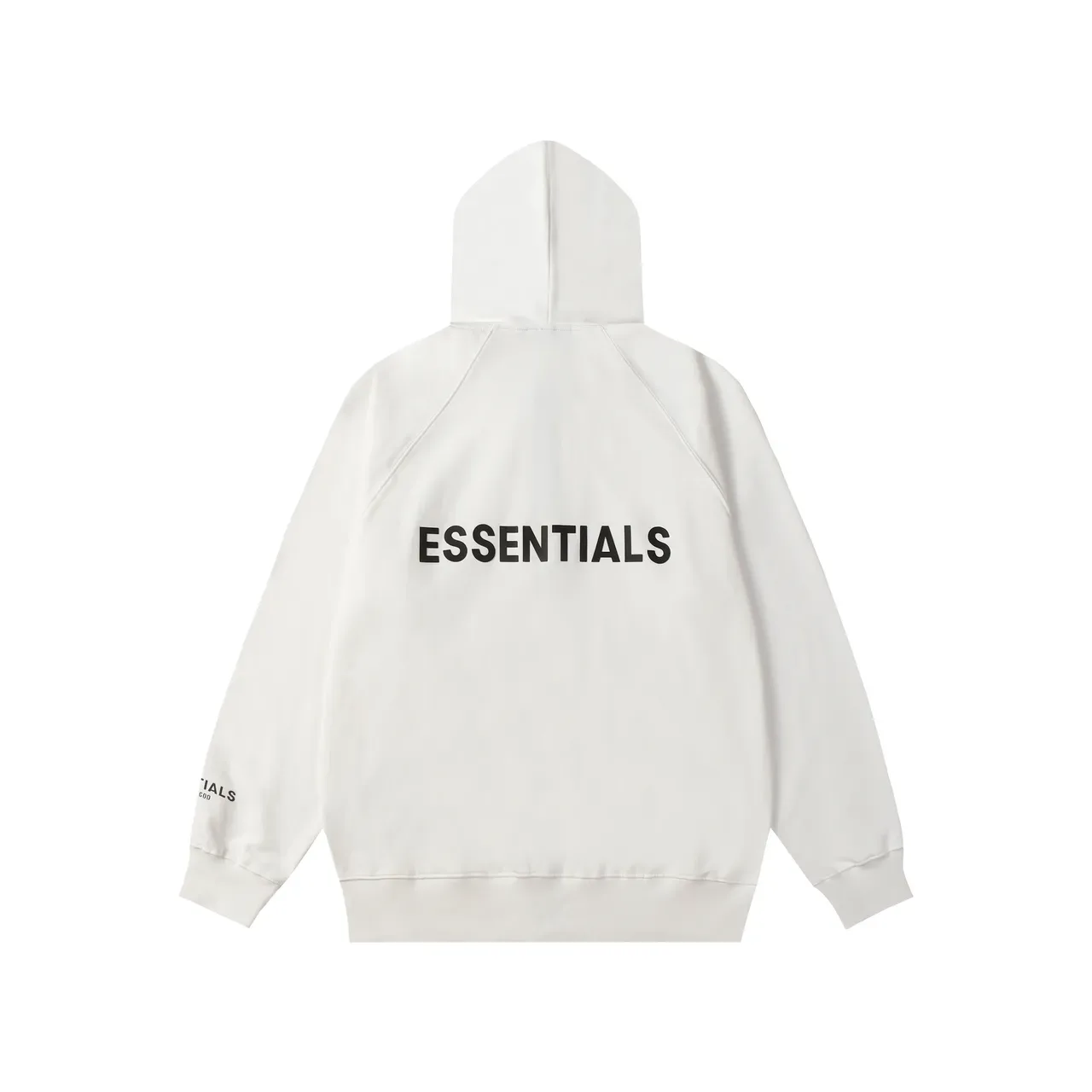Fear of God Essentials هودي أوفر سايز بأكمام راغلان وإغلاق كامل 4